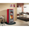 Pedana salvapavimento per stufe a legna e pellet in acciaio 80x60