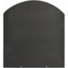 Pedana salvapavimento per stufe a legna e pellet in acciaio 100x90