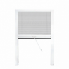 Zanzariera a plisse in kit riducibile universale Melodie per finestra verticale 160x160 Bianca