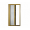Zanzariera a rullo in kit riducibile universale per porta finestra orizzontale Bronzo 160x250