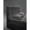 Letto matrimoniale con contenitore Napoli grigio elegante e pratico