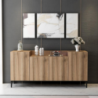 Madia Ellaria 4 ante noce 160x42x75h design moderno e capiente