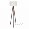 Lampada da terra Aden ASZ1460 noce e tessuto crema elegante