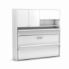 Mobile multiuso Nitro con letto a scomparsa e scrivania estraibile