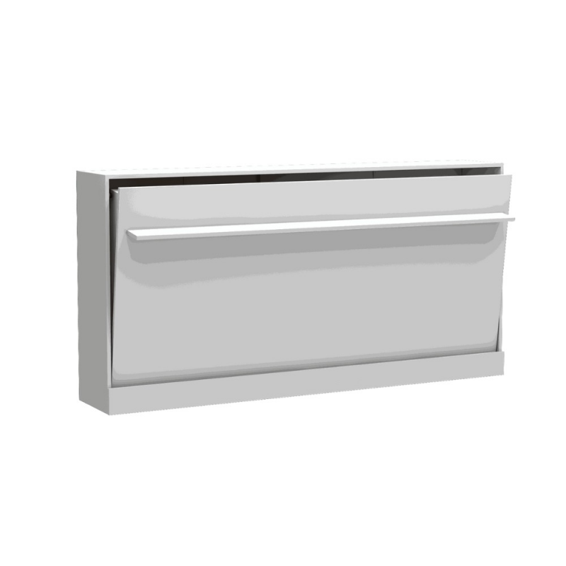 Letto singolo a scomparsa Life orizzontale bianco salvaspazio