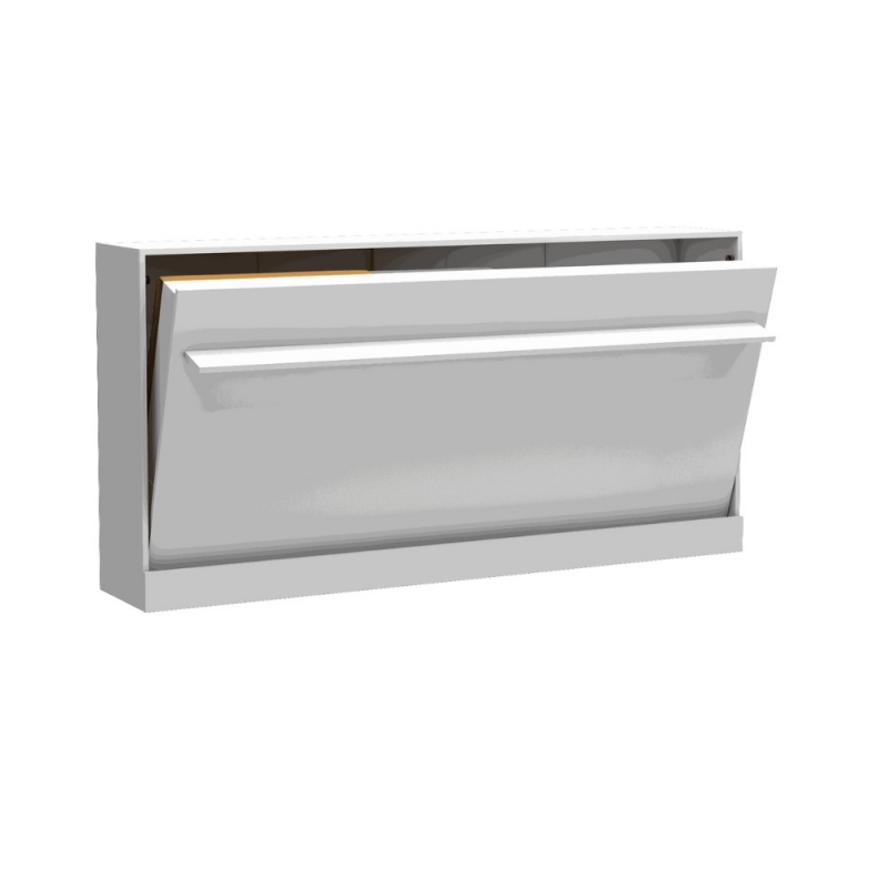 Letto singolo a scomparsa Life orizzontale bianco salvaspazio