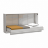 Letto singolo a scomparsa Life orizzontale bianco salvaspazio