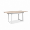 Tavolo allungabile Houston 80B bianco sabbia 120x75x80 cm moderno