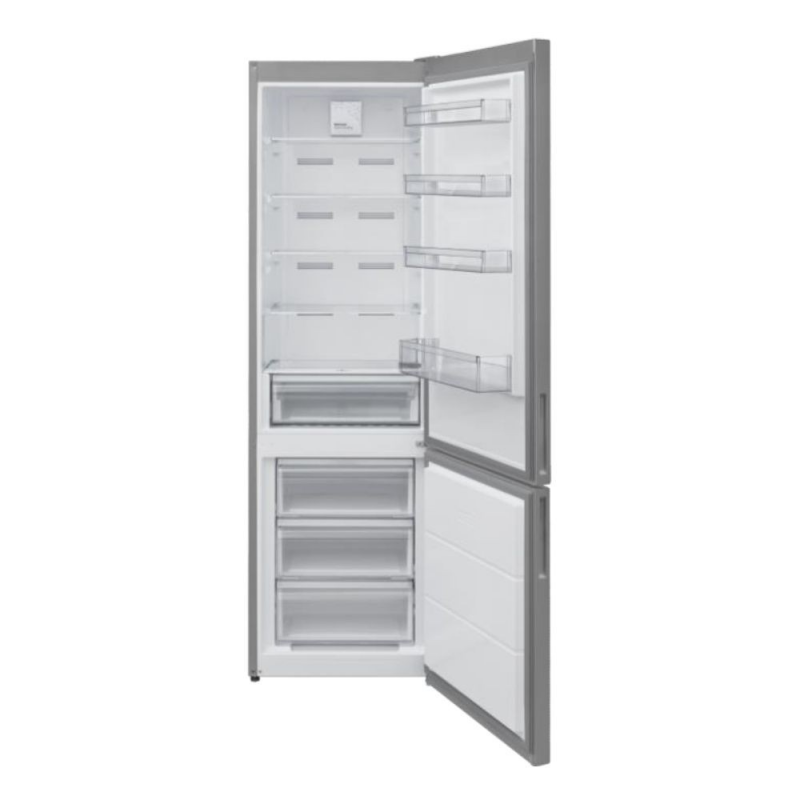 Frigorifero combinato Daewoo CKM0383EPNA0 inox classe E