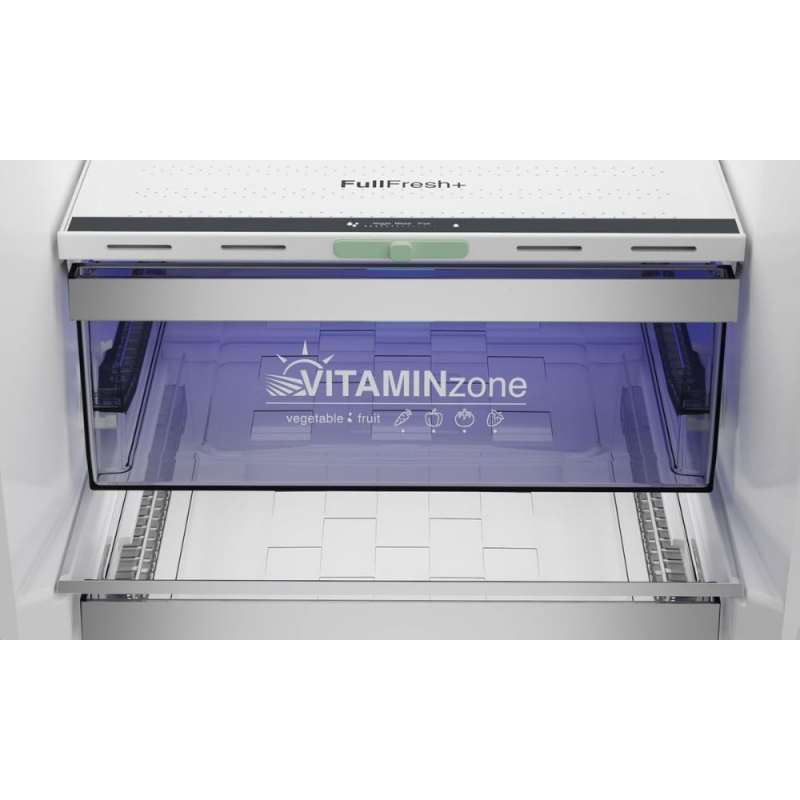Frigorifero combinato Grundig 70 cm 483 lt Dark Inox Classe C