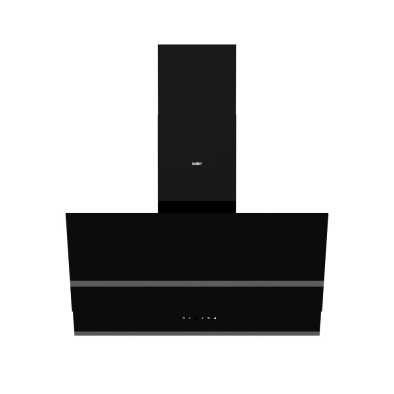 Cappa da parete Estia 90 nero opaco Samet design moderno