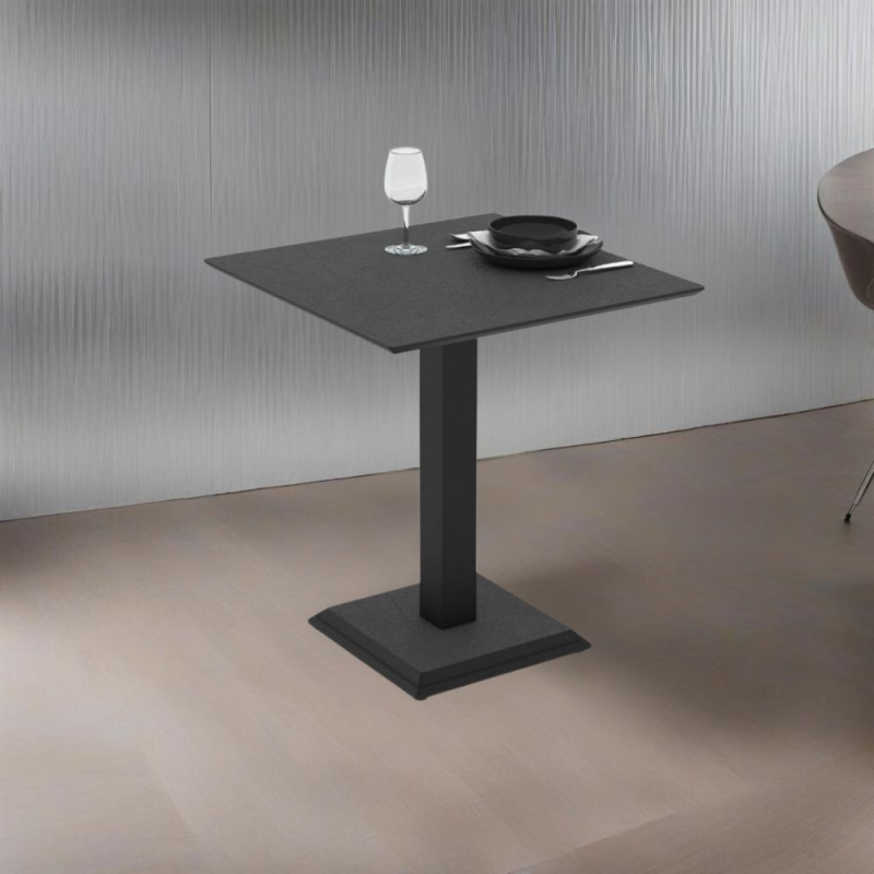 Tavolo quadrato Carvel ossido 68x68x75 cm fisso moderno