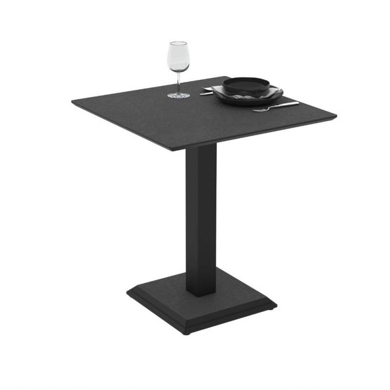 Tavolo quadrato Carvel ossido 68x68x75 cm fisso moderno