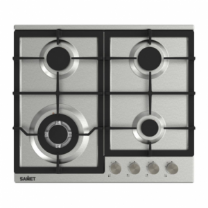 Piano cottura Samet Sansone a gas 4 fuochi 60 cm acciaio inox