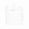 Forno elettrico Samet Tempest incasso 60 cm 69L nero classe A