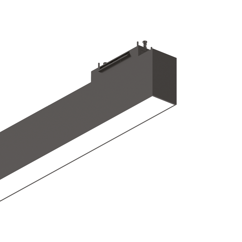 Sistema lineare Arca Wide 25W 3000K BK Ideal Lux moderno