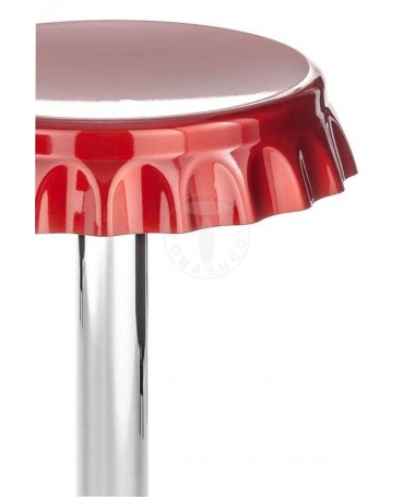 Sgabelli bar a forma di tappo - set da 2 rosso