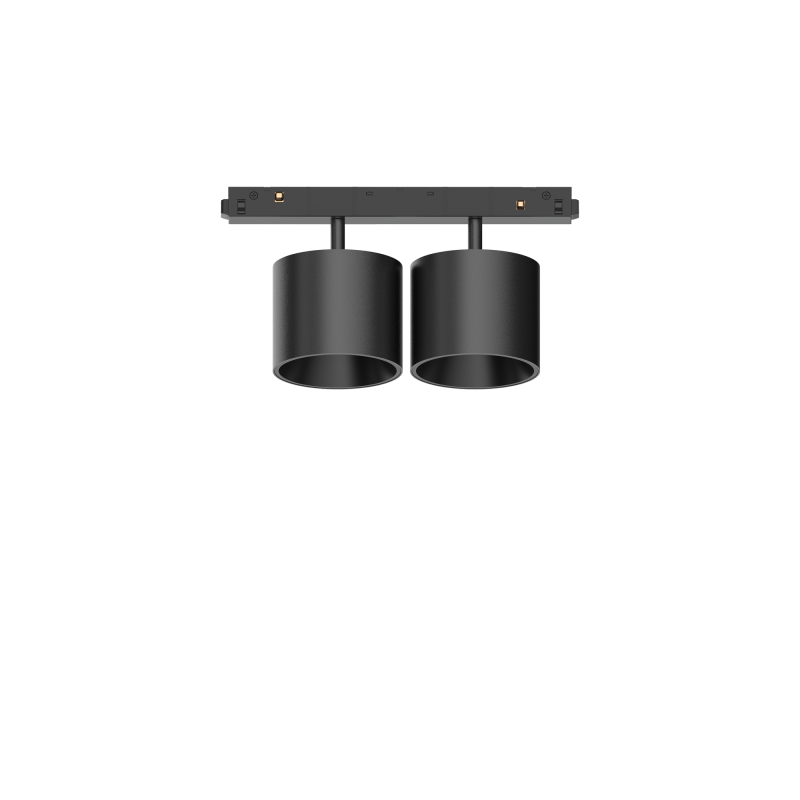 Sistema lineare Ego Track Double Big 20W 3000K nero Ideal Lux