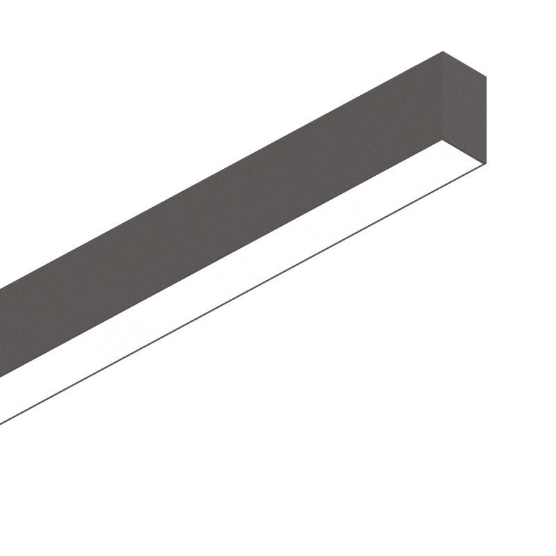Sistema Lineare Fluo Wide 1800 3000K BK Ideal Lux