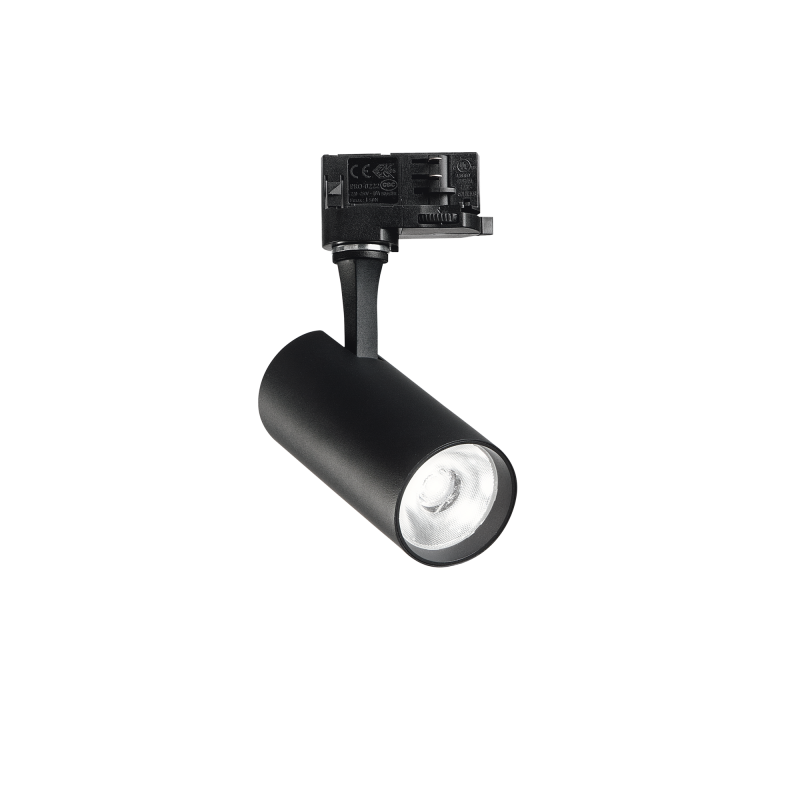 Tracklights Fox 15W CRI80 3000K On/Off BK Ideal Lux