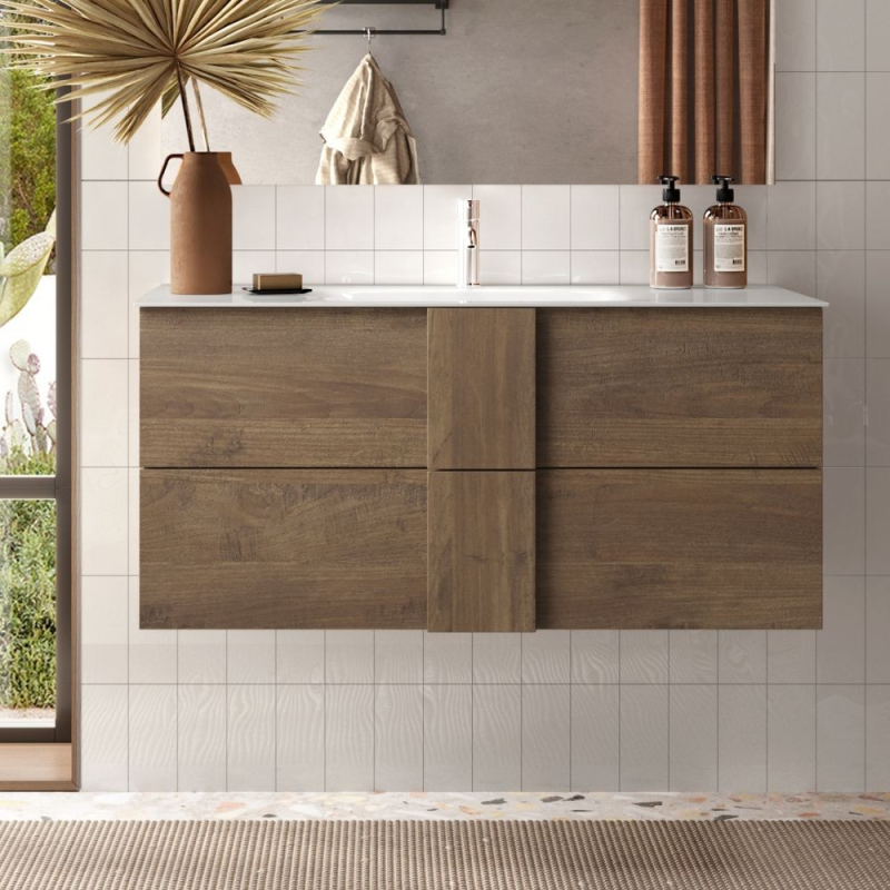 Mobile bagno sospeso Jupiter80 rovere mercure moderno