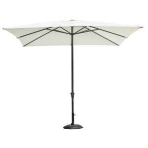 Zoom Ombrellone 3X3 Fusto Antracite Manov Poliestere Ecru' Moia