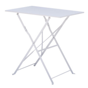 Zoom Tavolo Bistro' 50X70 In Ferro Avorio Moia