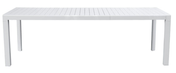 Tavolo Naxos allungabile alluminio bianco 160-240x90 cm giardino