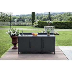 Zoom Modulo Cucina Lavabo 120 X 60 Antracite Moia