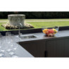 Modulo cucina lavabo 120x60 antracite Moia da esterno resistente