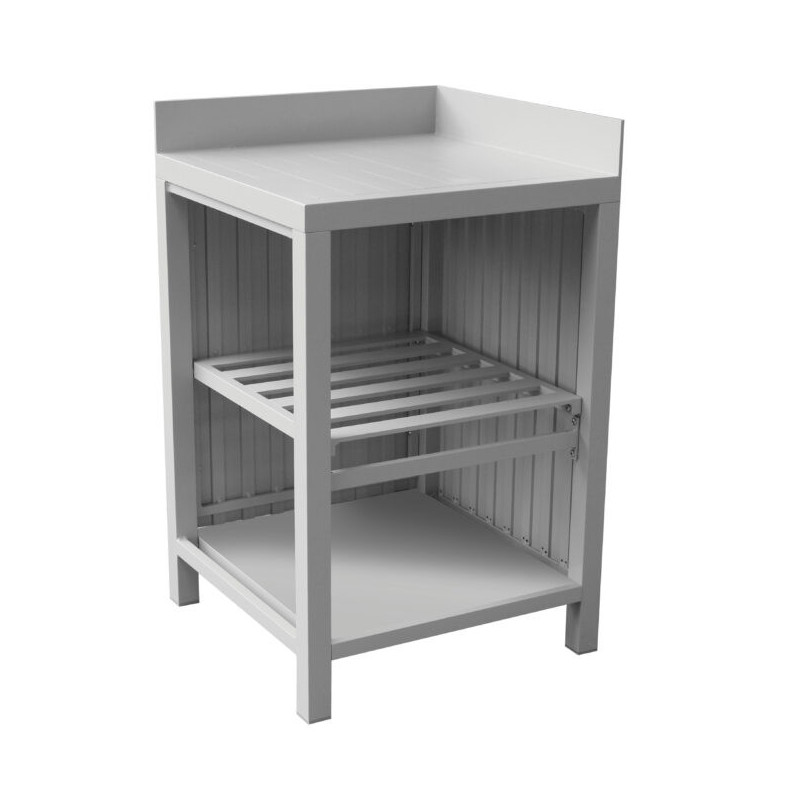 Modulo cucina angolare 60x60 grigio creta Moia da esterno robusto