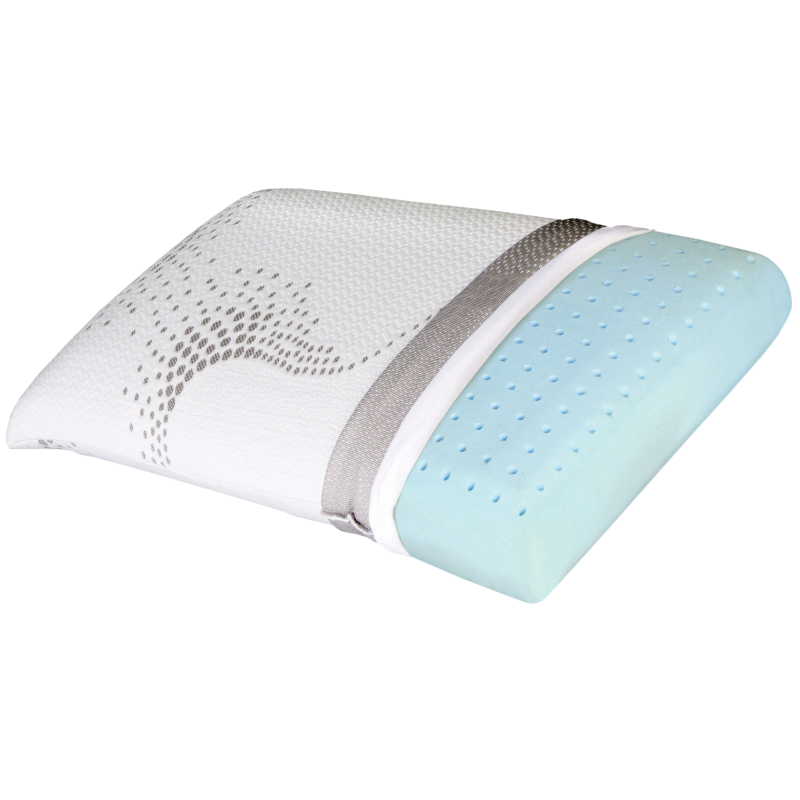 Cuscino saponetta h15cm ergonomico e traspirante per il riposo