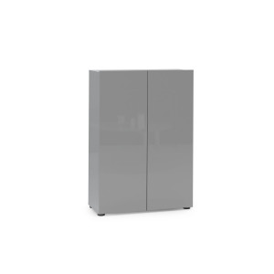 Zoom Scarpiera a 2 ante con 5 ripiani Grigio MISTER made in Italy