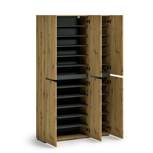 Zoom Scarpiera a 6 ante XL con 20 ripiani MISTER Artisan made in Italy
