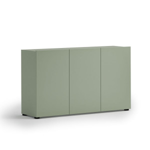 Sideboard a 3 ante Mister verde salvia Made in Italy