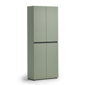 Scarpiera 4 ante XL 10 ripiani Mister Verde Salvia Made in Italy