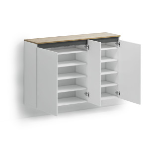 Zoom Scarpiera sospesa a 3 Ante ZIPPO made in Italy