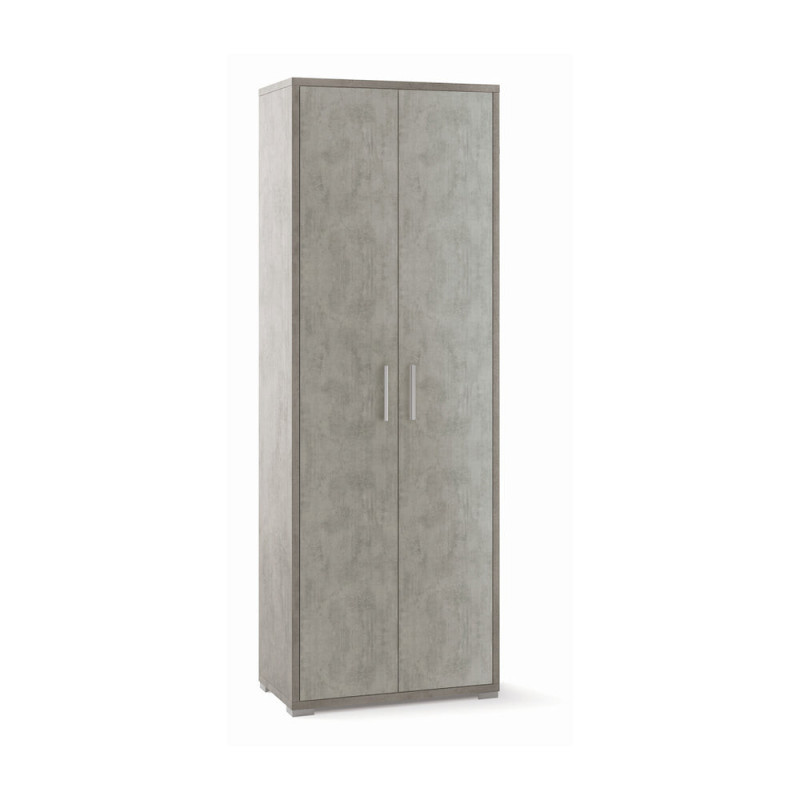 Armadio 2 ante H199 L71 cemento Sarmog - armadio moderno capiente