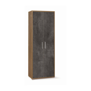 Mobile 2 Ante H199 L71 Kit Noce Stelvio Sarmog – Armadio Alto Versatile