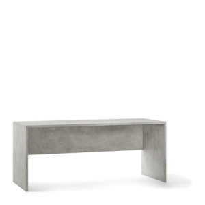 Scrivania L180 cemento Sarmog - scrivania moderna ampia robusta