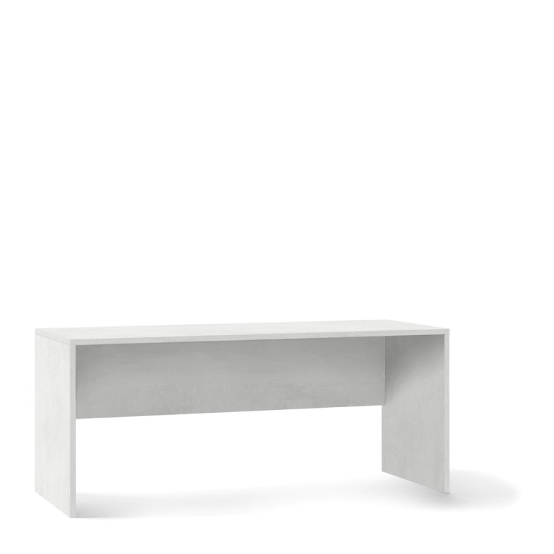 Scrivania L180 ossido bianco Sarmog - scrivania moderna ampia