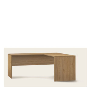 Scrivania Angolare DX L180 Kit Noce Stelvio Sarmog – Scrivania Angolare Ampia