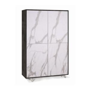 Mobile 4 Ante Kit Ossido Nero Sarmog – Armadio Moderno Capiente