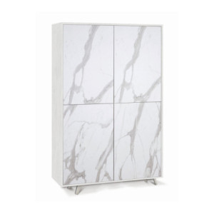 Mobile 4 Ante Kit Ossido Bianco Sarmog – Armadio Moderno Capiente