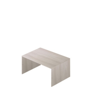 Scrivania L120 olmo chiaro Sarmog - scrivania moderna compatta