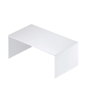 Scrivania L150 bianco fiammato Sarmog - moderna e ampia