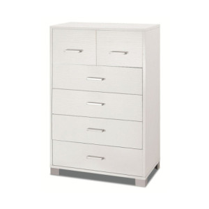 Mobile 4+2 Cassetti Kit Bianco Fiammato Sarmog Salvaspazio