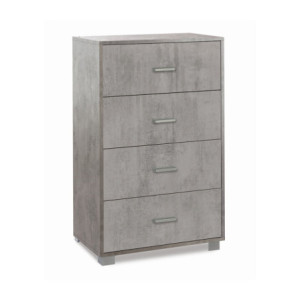 Mobile 4 Cassetti Kit H112 Cemento Sarmog Moderno