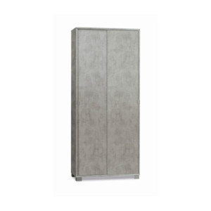 Mobile Armadio 2 Ante Scorrevoli Kit Cemento Sarmog Moderno