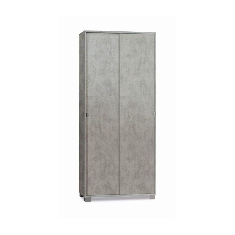 Mobile Armadio 2 Ante Scorrevoli Kit Cemento Sarmog Moderno